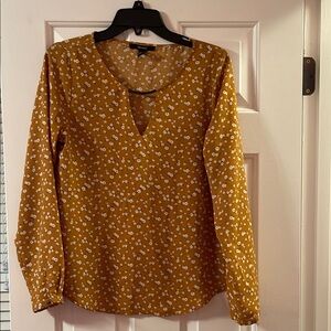 Floral Mustard Blouse